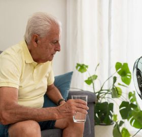 Cuadro de deshidratación a ancianos